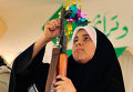 Член первой партии ливийских женщин-добровольцев